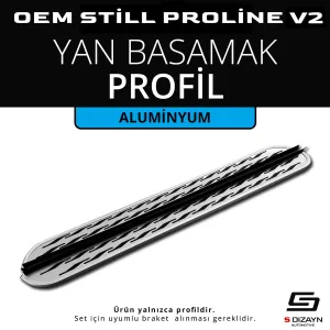 Oem Still Pro V2 Aluminyum Yan Basamak Profil 183 Cm