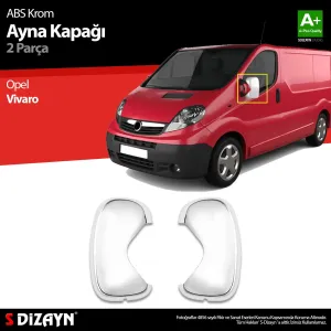 S-Dizayn Opel Vivaro ABS Krom Ayna Kapağı 2 Prç 2010-2014Araca &Ouml;zel Krom Aksesuar
&Uuml;r&uuml;n &Ouml;zellikleri:Krom &uuml;r&uuml;nler ara&ccedil; &uuml;