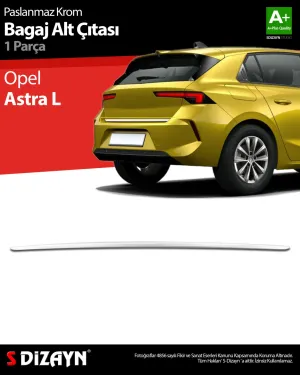 S-Dizayn Opel Astra L Krom Bagaj Alt Çıtası 2022 Üzeri Araca &Ouml;zel Krom Aksesuar
&Uuml;r&uuml;n &Ouml;zellikleri:Krom &uuml;r&uuml;nler ara&ccedil; &uuml;ze