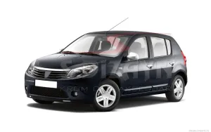 S-Dizayn Dacia Sandero Ayna Kapağı 2 Prç. Abs. Krom 2007-2014 thumb 2
