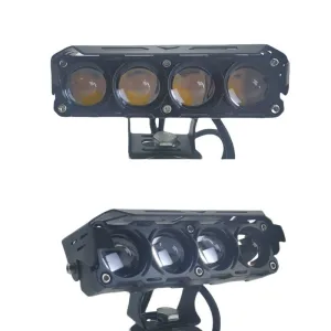 Offroad sis lambası set sarı beyaz - mavi gündüz ledli çakarlı 12.6 x 5 x 3.5 cm 12-60v /  LASS370 thumb 2