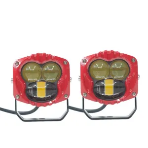 oto uzay uyumlu Offroad sis lambası sarı-beyaz set kırmızı çerçeve 7.3 x 6.8 x 6.8 cm 12-30v / LASS369-1 modelleri DRS Tuning'de. Kaliteli malzeme, hızlı kargo