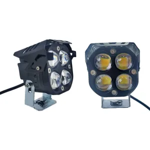 Offroad sis lambası mavi gündüz ledli çakarsız 7.8 x 7.8 x 7.1 cm set 12-60v /  LASS366 thumb 2