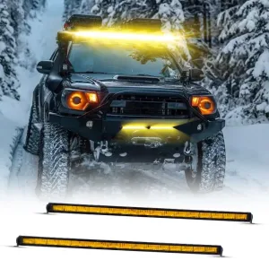 Offroad sis lambası piano black iç çerçeve sarı 12-32V 50cm /  LASS365-4 thumb 2