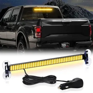 17 fonksiyonlu iç-dış kullanımlı çakar lamba 54cm sarı-sarı 12-30v / LAPA202-1 thumb 2