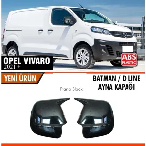 Opel Vivaro Batman Ayna Kapağı 2021 SonrasıDRS Tuning kalitesiyle tanışın! Özel olarak Opel  model araçlar için üretilen bu ürün, otomobilinizin hatlarına sport