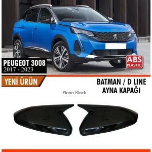 Peugeot 3008 Batman Ayna Kapağı 2017 SonrasıDRS Tuning kalitesiyle tanışın! Özel olarak Peugeot  model araçlar için üretilen bu ürün, otomobilinizin hatlarına s