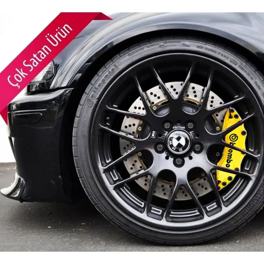 Renault Captur Uyumlu Brembo Sarı Kaliper Kapağı 4 Parça Ön Arka Set