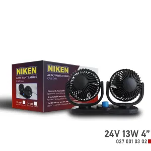 Niken Küçük Çift Başlı 24V Vantilatör 4 Inç 13WDRS Tuning kalitesiyle tanışın! Özel olarak Universal  model araçlar için üretilen bu ürün, otomobilinizin hatlar