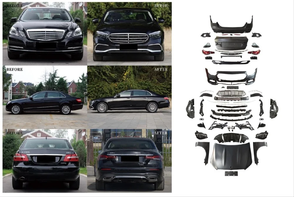 W212 (2011-2013)  İçin 2020+ W213 Exclusive Görünüm Full Facelift Body Kıt