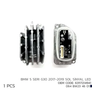 Bmw 5 G30 2017-2019 Sol Si̇nyal Led Modül 63117214941