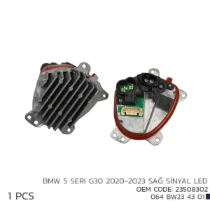 BMW 5 G30 2020-2023 SAĞ SİNYAL LED MODÜL 23508302DRS Tuning kalitesiyle tanışın! Özel olarak Universal  model araçlar için üretilen bu ürün, otomobilinizin hatl