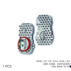 BMW X6 F16 2014-2016 LED MODÜL 63117263051DRS Tuning kalitesiyle tanışın! Özel olarak Universal F16 model araçlar için üretilen bu ürün, otomobilinizin hatların