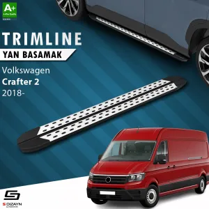 VW Crafter 2 Van Uzun Şase 2018 Üzeri Drs Trim Line Serisi Gri Yan Basamak 358 Cm thumb 1