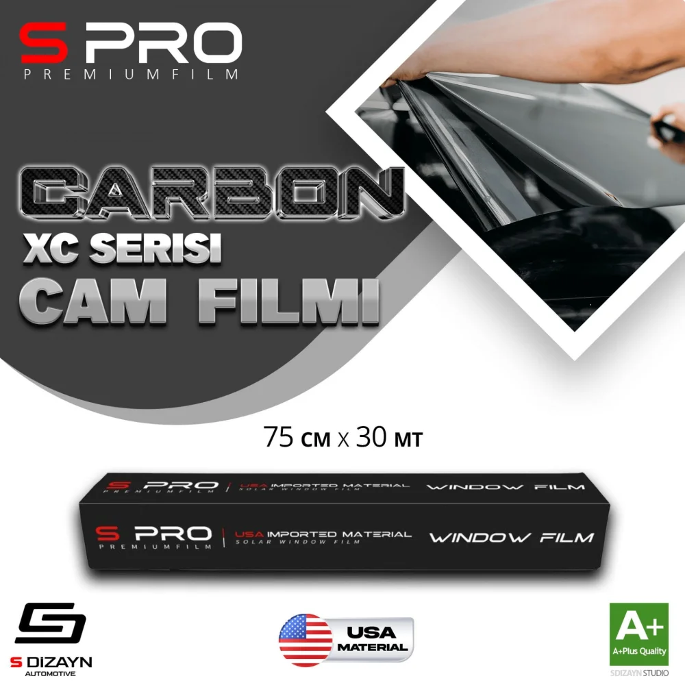 S Pro Cam Filmi Nano Carbon XC Serisi 2PLY %05 75cm/30mt