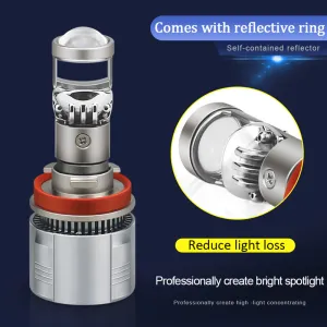 Premium led far ampulü çift lensli h11 / LAAM958-2 thumb 3