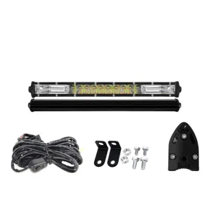 Offroad sis lambası 34cm 120w 12-30v beyaz-amber flaşlı adet / LASS315-1 thumb 3