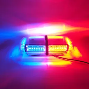Çakarlı tepe lambası 17 fonskiyon 54led kırmızı-mavi 12-30v 26w adet / LAIK538 thumb 5