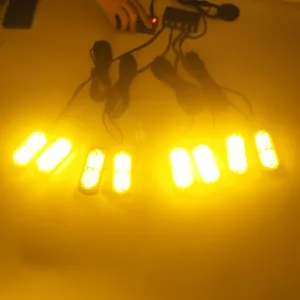 17 fonksiyonlu çakar lamba 12-30v 24 led 8 adet sarı*sarı set / LAPA548-1 thumb 2