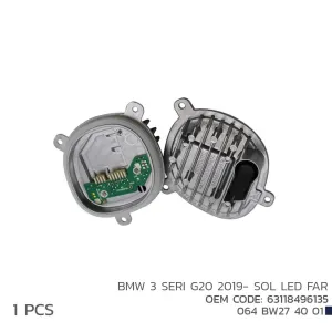 Bmw 3 Serisi 2019-Günümüz (G20) Seri G20 2019- Sol Led Far Modül 63118496135