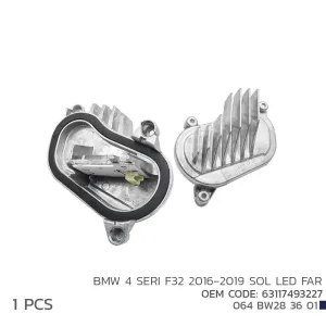 Bmw 4 Serisi 2016-2019 (F32) Seri F32 Sol Led Modül 63117493227