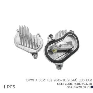 Bmw 4 Serisi 2016-2019 (F32) Seri F32 Sağ Led Modül 63117493228