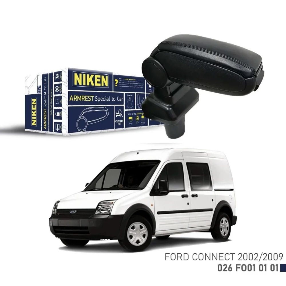 Niken Ford Connect 2002-2009 Araca Özel Kol Dayama Siyah