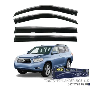 Niken Toyota Highlander 2008- Kromlu Cam Rüzgarlığı 4 LÜDRS Tuning kalitesiyle tanışın! Özel olarak Toyota  model araçlar için üretilen bu ürün, otomobilinizin 