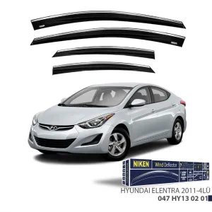 Hyundai Elentra 2011- Kromlu Cam Rüzgarlığı 4 Lü