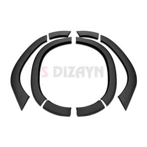 S-Dizayn Dacia Duster 2 Çamurluk Kaplaması Dodik Seti 2018 Üzeri A+ Kalite thumb 2
