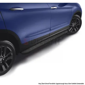 S-Dizayn Mitsubishi L200 5 Makyajlı S-Line Siyah Yan Basamak 203 Cm 2019-2023 thumb 5