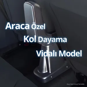 S-Dizayn Seat Arona Kol Dayama Kolçak ABS Vidalı Gri 2017 Üzeri A+ Kalite thumb 5