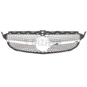 S-Dizayn Mercedes C-Class W205 Ön Panjur Krom Diamond Model 2019 Üzeri thumb 3