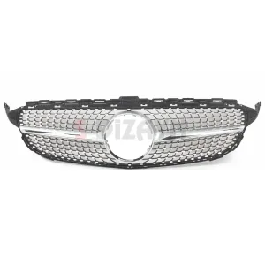 S-Dizayn Mercedes C-Class W205 Ön Panjur Krom Diamond Model 2015-2018 thumb 3