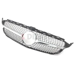 S-Dizayn Mercedes C-Class W205 Ön Panjur Krom Diamond Model 2015-2018 thumb 5