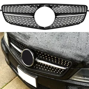 s-dizayn uyumlu Mercedes C-Class W204 Ön Panjur Parlak Siyah Piano Black Diamond Model 2007-2014 modelleri DRS Tuning'de. Kaliteli malzeme, hızlı kargo ve