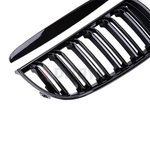 S-Dizayn Bmw 3 Serisi E90/E91 Ön Panjur Böbrek Parlak Siyah Piano Black M3 Model 2005-2008 thumb 4