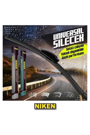 Niken Yeni Seri Peugeot Partner Silecek Takımı 2002-2009 Retrofit Muz Tip Silecek Aparatlı thumb 3