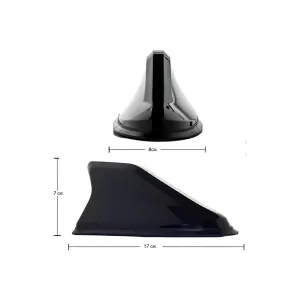 Fiat Palio Uyumlu Köpek Balığı Balık Sırtı Shark Anten Siyah thumb 2
