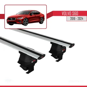 Volvo S60 2019 ve Sonrası ile uyumlu ACE-4 Ara Atkı Tavan Barı GRİ thumb 3