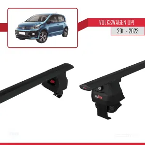 Volkswagen Up! 2011-2023 Arası ile uyumlu ACE-4 Ara Atkı Tavan Barı SİYAH thumb 5