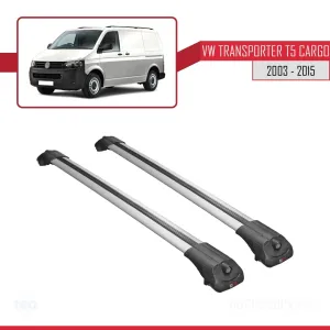 Volkswagen Transporter (T5) 2003-2015 Arası ile uyumlu ACE-1 Ara Atkı Tavan Barı GRİ thumb 3