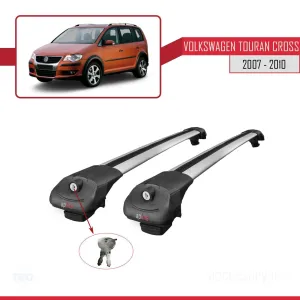 Volkswagen Touran CROSS 2007-2010 Arası ile uyumlu ACE-1 Ara Atkı Tavan Barı GRİ thumb 4