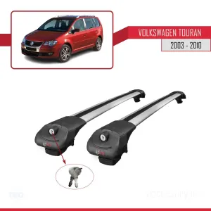 Volkswagen Touran 2003-2010 Arası ile uyumlu ACE-1 Ara Atkı Tavan Barı GRİ thumb 4