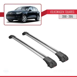 Volkswagen Touareg 2010-2015 Arası ile uyumlu ACE-1 Ara Atkı Tavan Barı GRİ thumb 3