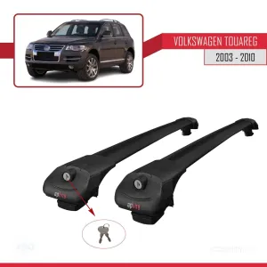 Volkswagen Touareg 2003-2010 Arası ile uyumlu ACE-1 Ara Atkı Tavan Barı SİYAH thumb 4