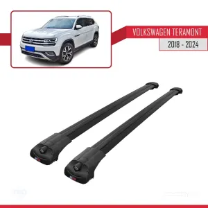 Volkswagen Teramont 2018 ve Sonrası ile uyumlu ACE-1 Ara Atkı Tavan Barı SİYAH thumb 3