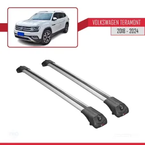 Volkswagen Teramont 2018 ve Sonrası ile uyumlu ACE-1 Ara Atkı Tavan Barı GRİ thumb 3