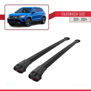 Volkswagen Taos 2021 ve Sonrası ile uyumlu ACE-1 Ara Atkı Tavan Barı SİYAH thumb 3