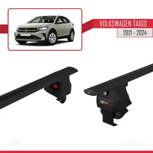 Volkswagen Taigo 2021 ve Sonrası ile uyumlu ACE-4 Ara Atkı Tavan Barı SİYAH thumb 5